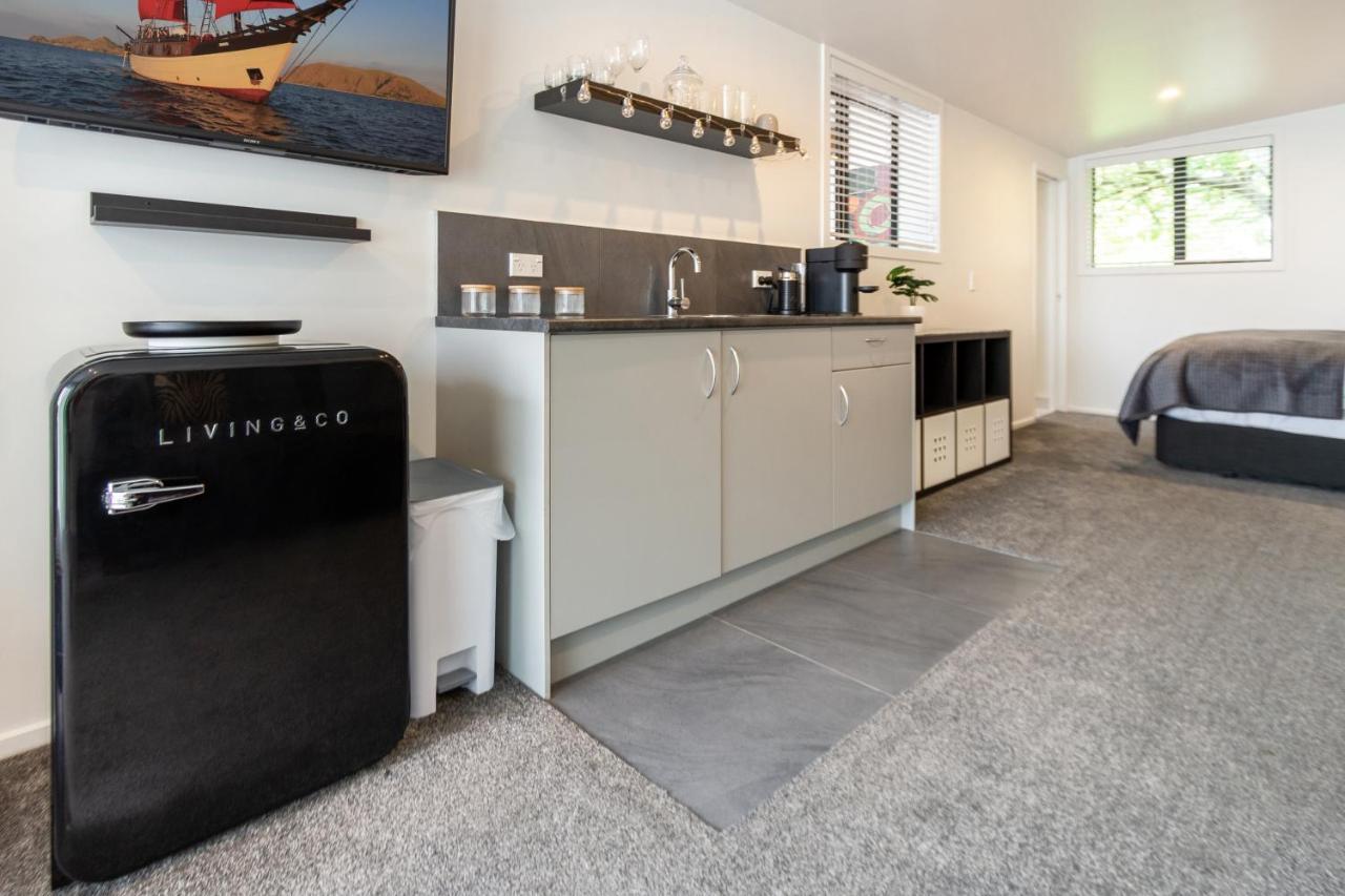 St Albans Gem Single Level Studio With Queen Bed Daire Christchurch Dış mekan fotoğraf